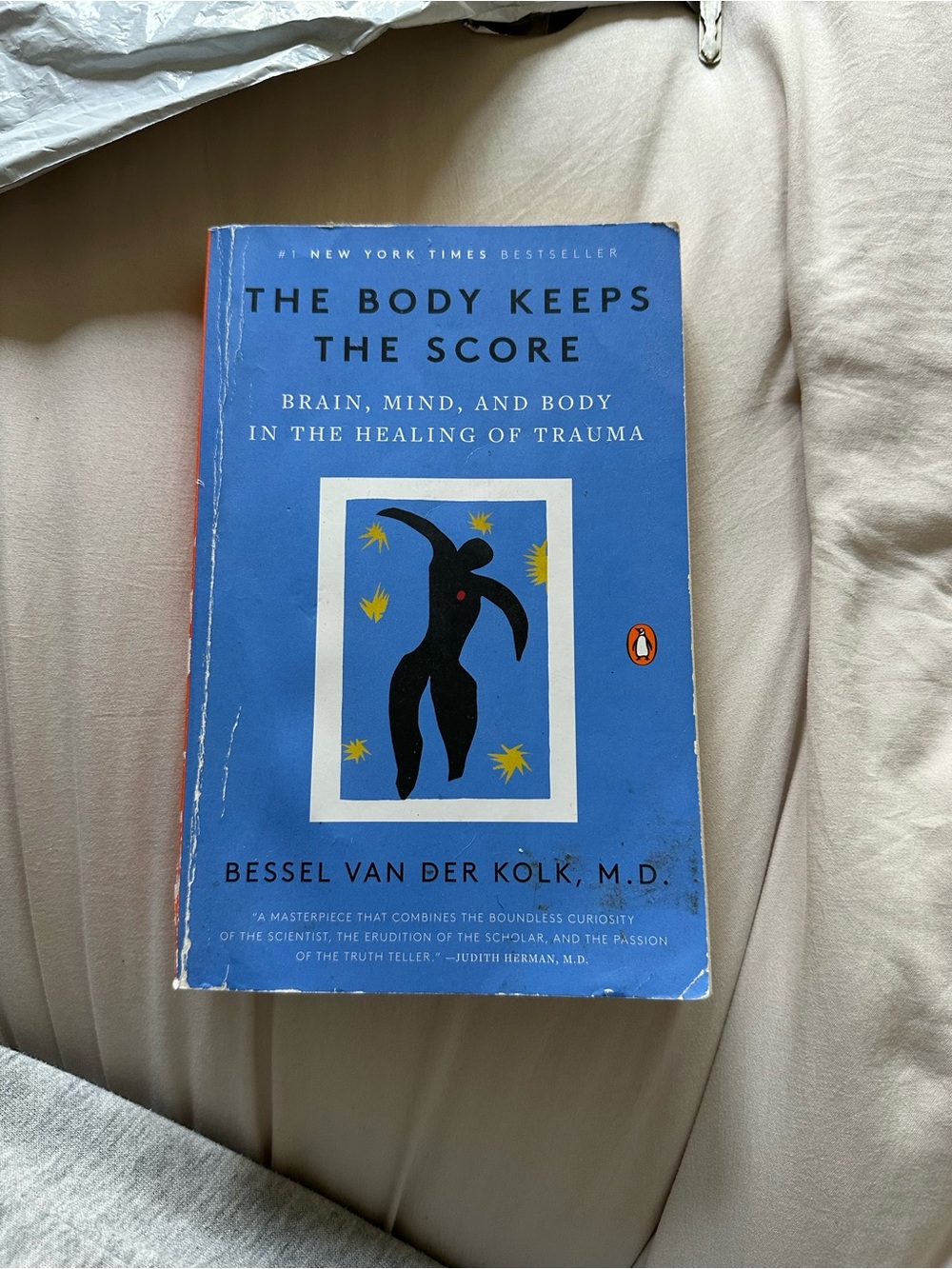 The Body Keeps the Score - Blue Paperback (Back Cover)